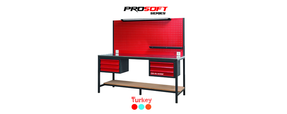 Work Bench with 6 Drawers