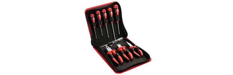 9 Pcs. 2 K Box Pliers and Screwdriver Set