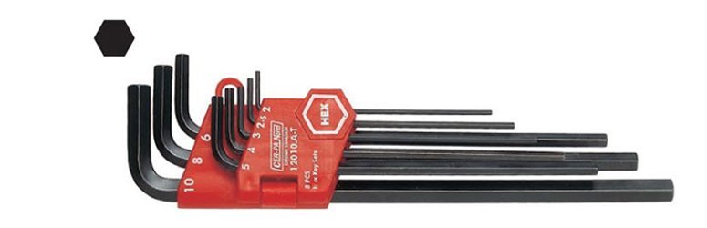 8 Piece Hexagon L Key Set  (Long Arm)