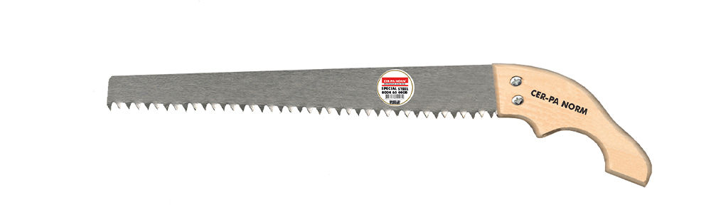 Tie saw with wood handle