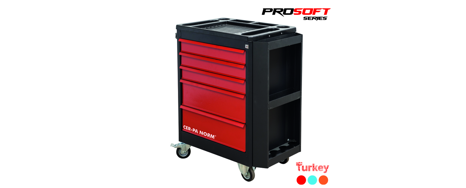 5 Drawers Roller Cabinet - PROSOFT