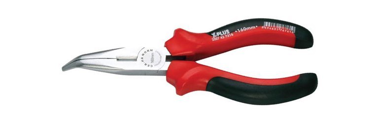 X Plus Bent Long Nose Pliers